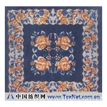 江苏甲珍制毯有限公司 -晴纶簇绒印剪花工艺块毯
